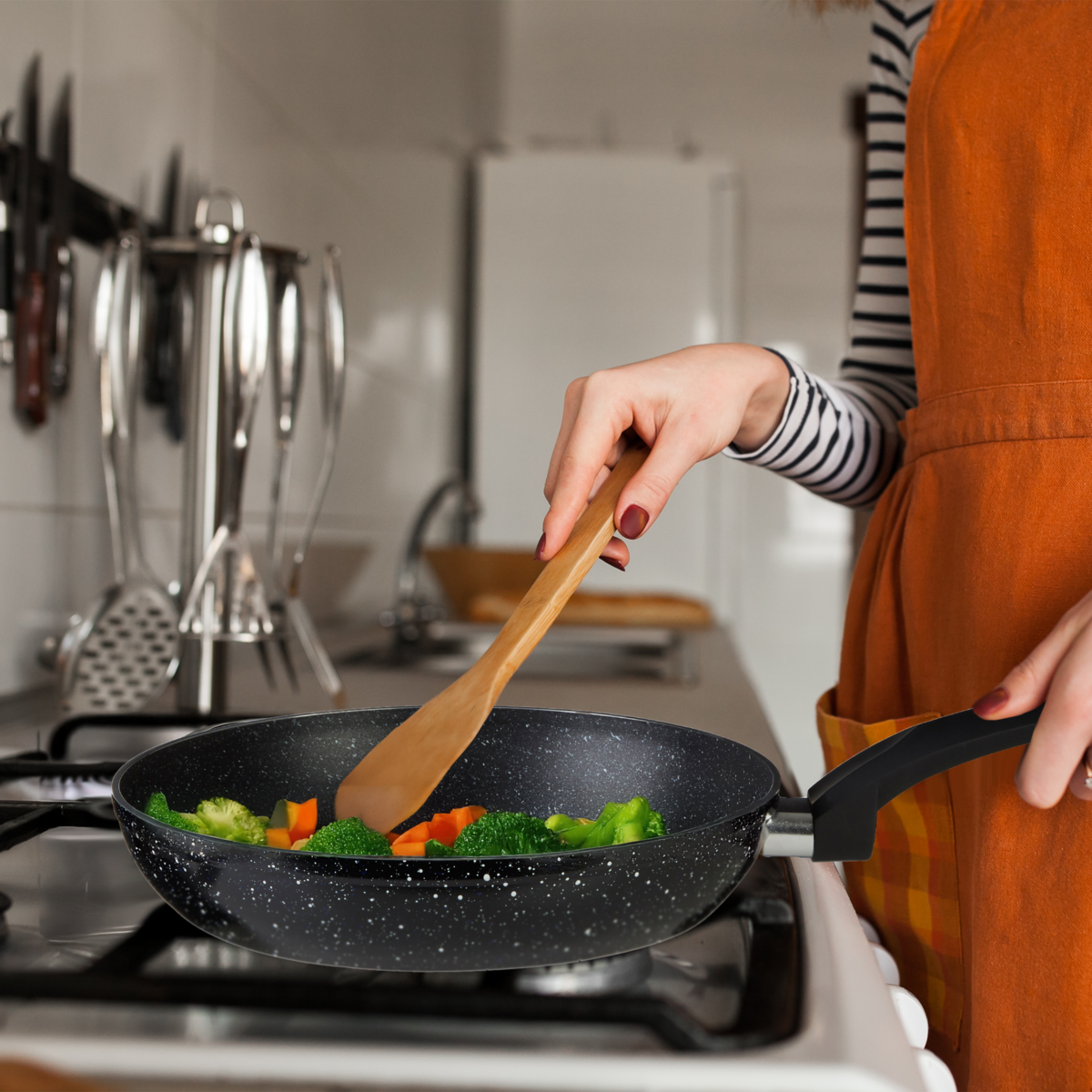 Orsina Stoneflam 26cm Frying Pan – Non-Stick Stone Effect Cookware