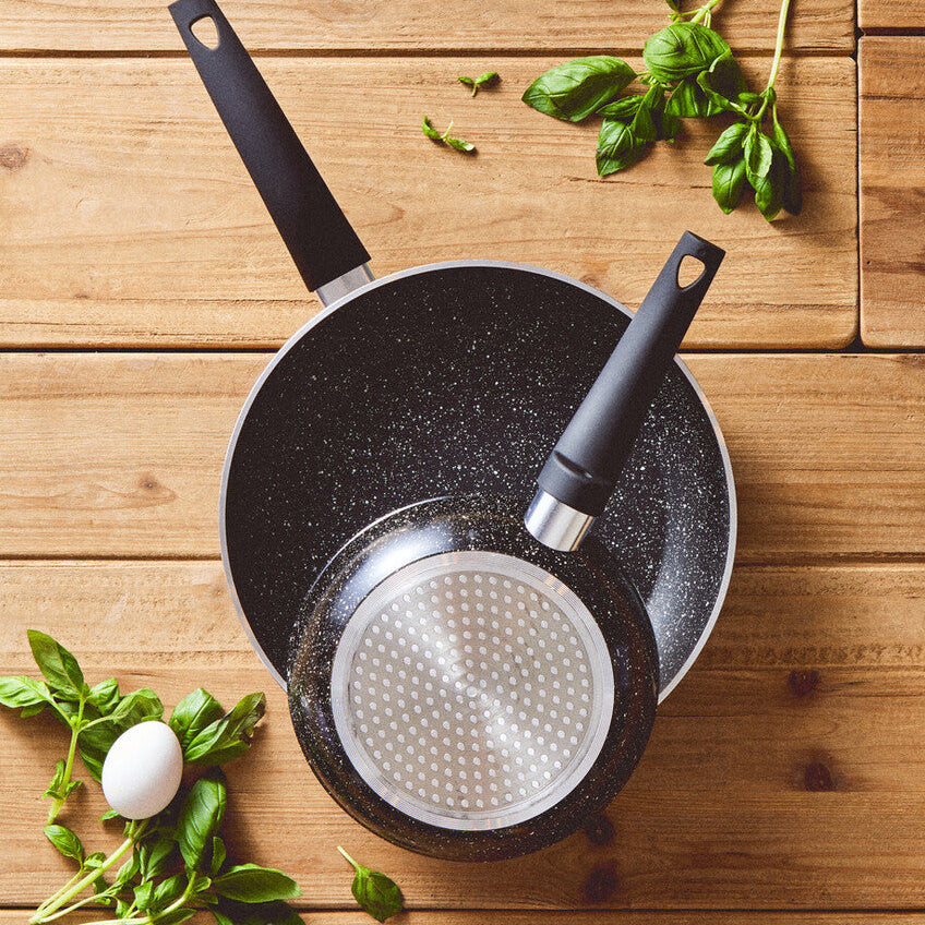 Orsina Stoneflam 28cm Frying Pan – Non-Stick Marble Stone Coating
