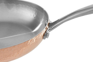Orsina Minerva 24cm Hammered Copper Frying Pan – Oven Safe Skillet