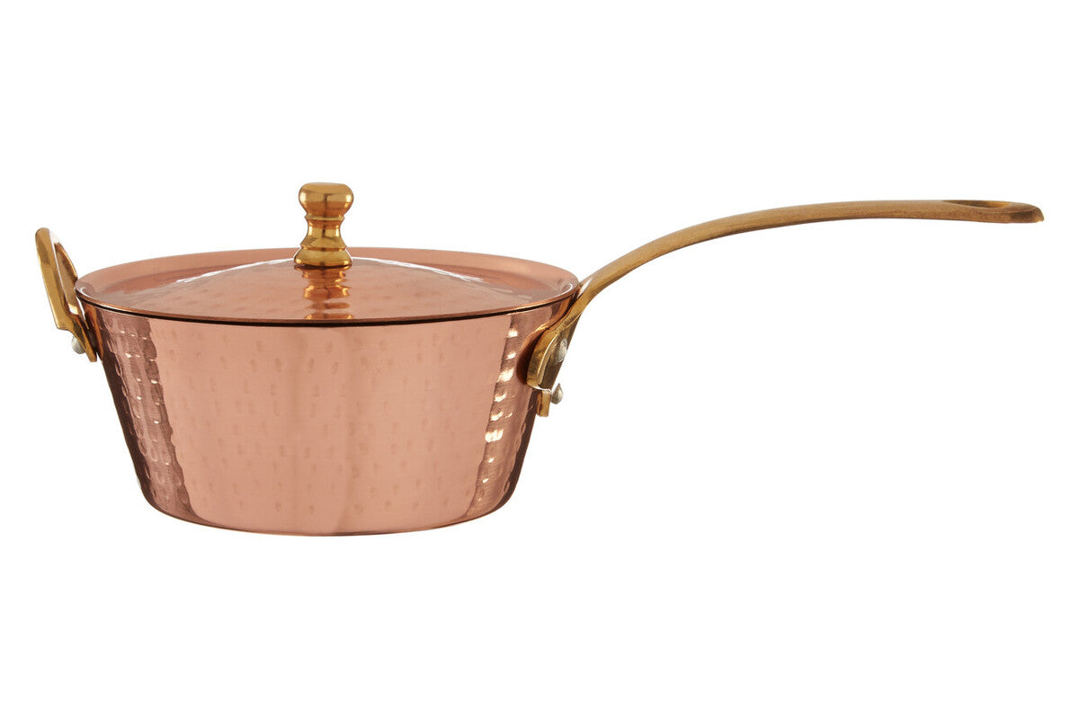 Orsina Cyprus Copper Mini Saucepan Serving Dish with Lid – Hammered