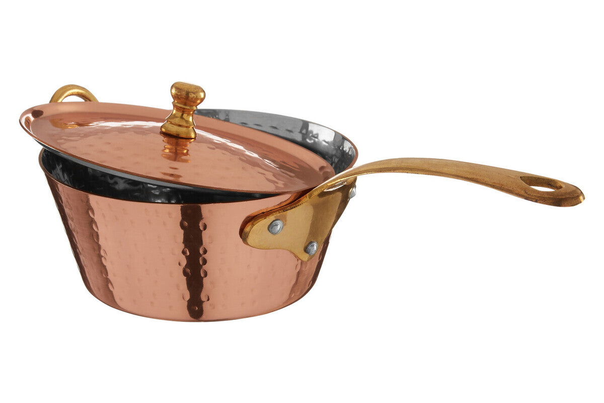 Orsina Cyprus Copper Mini Saucepan Serving Dish with Lid – Hammered