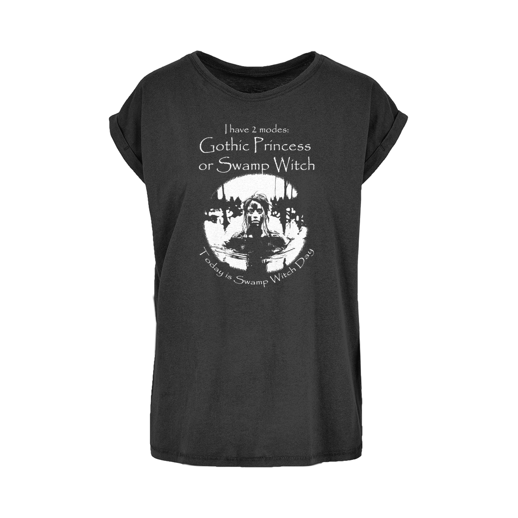 Swamp Witch Women's Cotton Extended Shoulder T-Shirt | Kate's Clothing