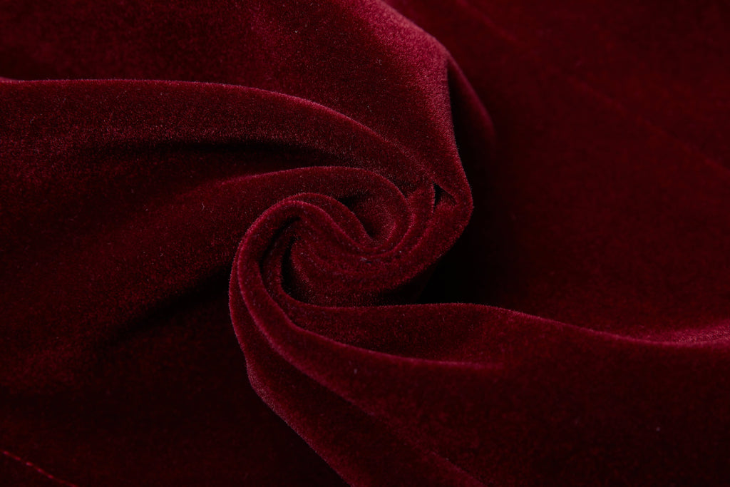 Punk Rave Nerezza Red Goth Velvet Coat – Embroidered Mid-Length