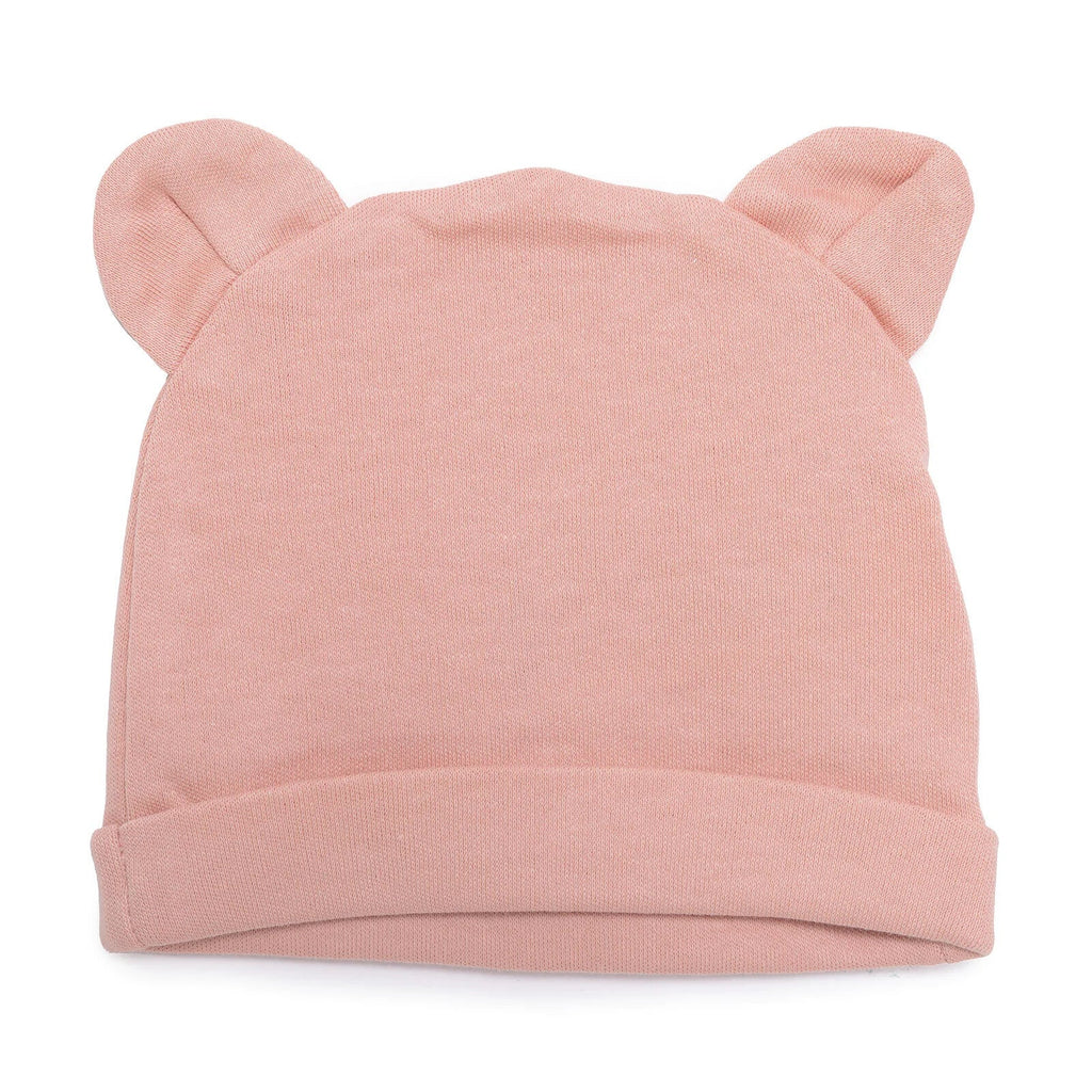 HelloBaby 100% Cotton Newborn Hat - Soft Pink