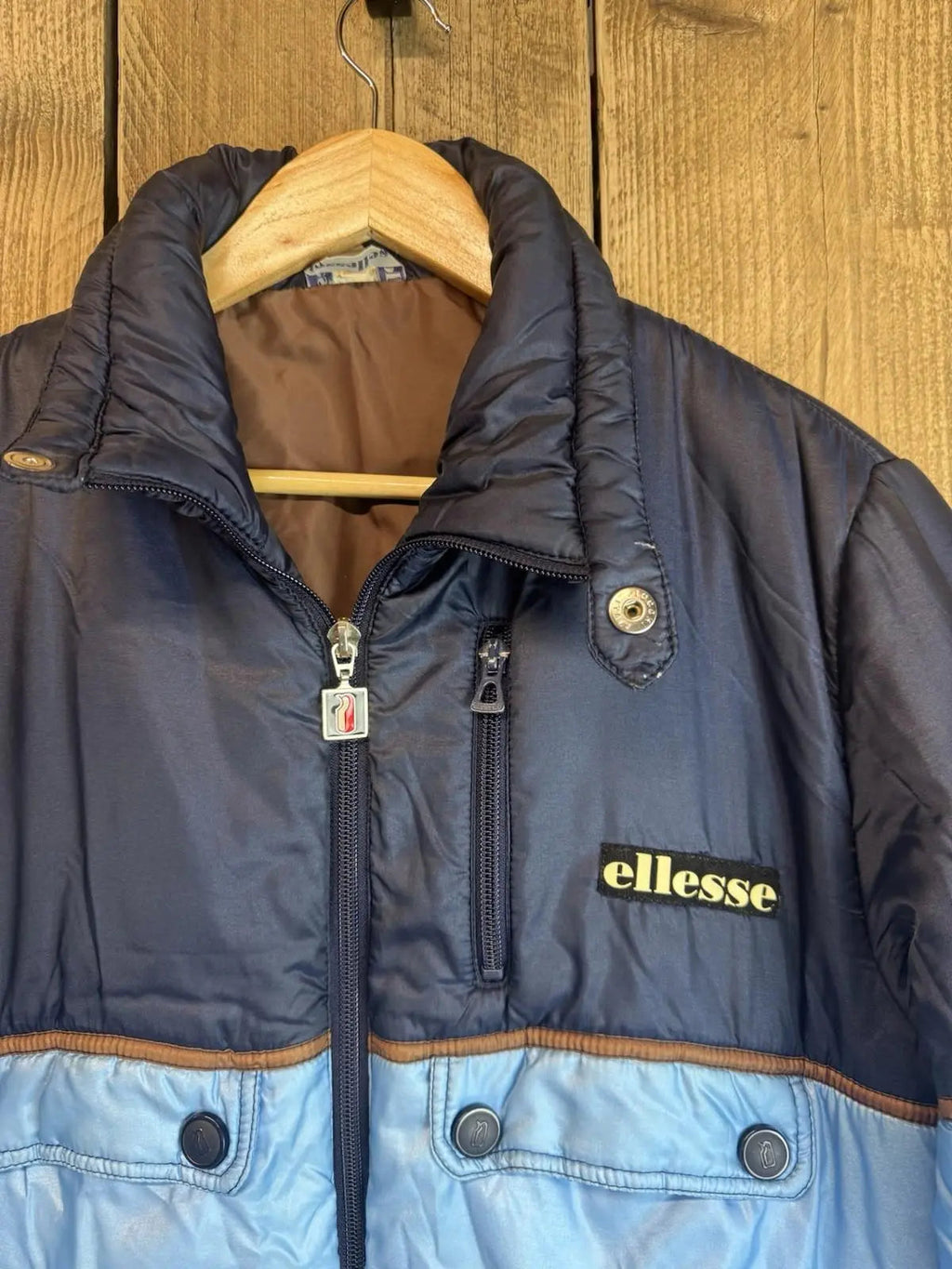 A Original Vintage Ellese Ski Jacket Coat Mens Large Penguin Logo 1968-75 Rare