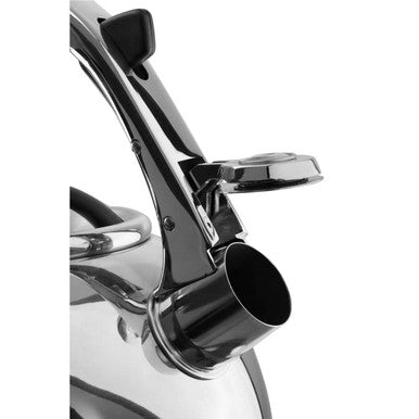 Orsina Zion Whistling Kettle – 3.2L Mirrored Stainless Steel Stovetop