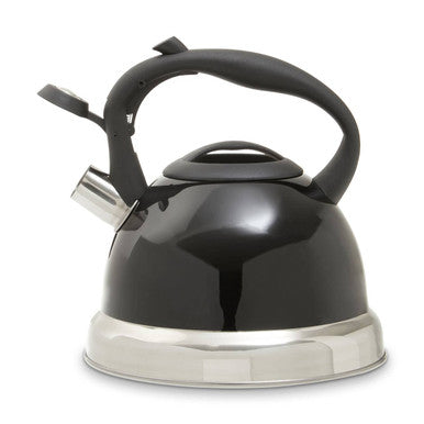 Orsina Zion Black 3L Whistling Kettle – Modern Stovetop Tea Kettle