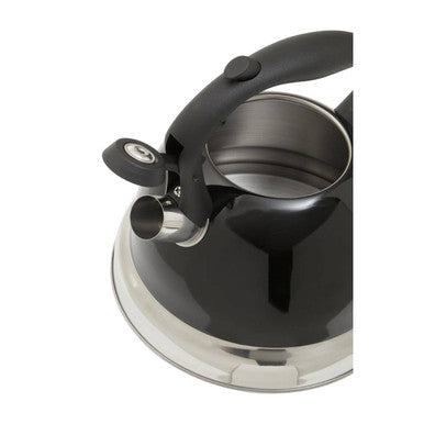 Orsina Zion Black 3L Whistling Kettle – Modern Stovetop Tea Kettle
