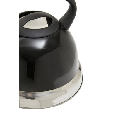 Orsina Zion Black 3L Whistling Kettle – Modern Stovetop Tea Kettle