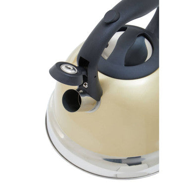 Orsina Zion Whistling Kettle – 3L Light Gold Heat-Resistant Stovetop