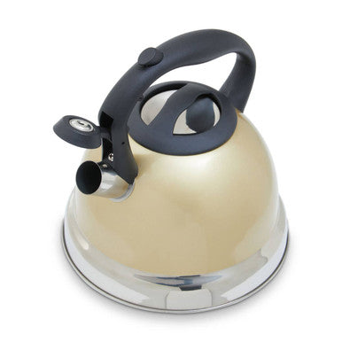Orsina Zion Whistling Kettle – 3L Light Gold Heat-Resistant Stovetop