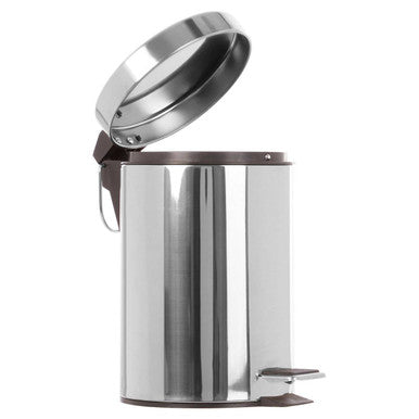 Orsina Parker 3L Stainless Steel Pedal Bin – Compact Bathroom Wastebin
