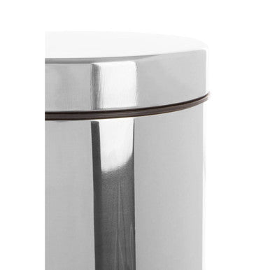 Orsina Parker 3L Stainless Steel Pedal Bin – Compact Bathroom Wastebin