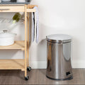 Orsina Parker 20 Litre Pedal Bin – Polished Stainless Steel Wastebin