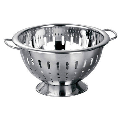 Orsina Hollis Stainless Steel Colander – Brushed Finish Kitchen Strainer