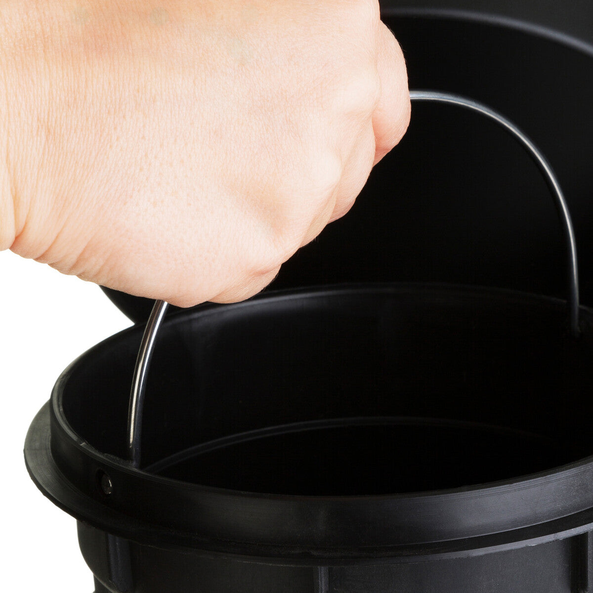 Orsina Parker 3 Litre Pedal Bin – Matte Black Bathroom Wastebin