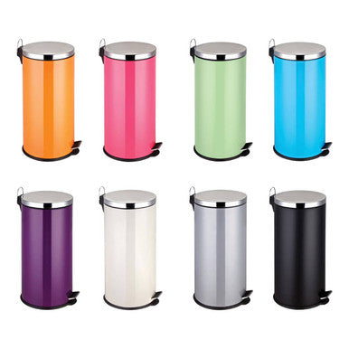 Orsina Miller 30 Litre Pedal Bin – Cream Kitchen Waste Bin with Lid