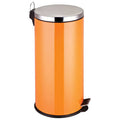 Orsina Miller Orange 30 Litre Pedal Bin – Modern Kitchen Waste Bin