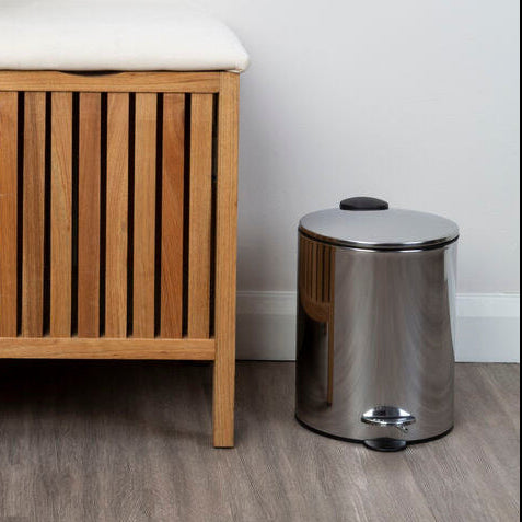 Orsina Arden 5L Pedal Bin – Stainless Steel Soft Close Wastebin