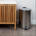Orsina Arden 12L Stainless Steel Pedal Bin | Soft Close Silver Bin