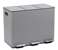 Orsina Rex 45L 3 Compartment Recycle Bin – Matte Grey Kitchen Waste