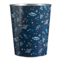 Orsina Stars Waste Bin – Navy Galaxy Kids Bedroom & Desk Trash Can