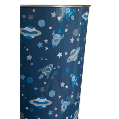Orsina Stars Waste Bin – Navy Galaxy Kids Bedroom & Desk Trash Can
