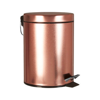 Orsina Parker Rose Gold 5 Litre Pedal Bin – Kitchen Waste Bin