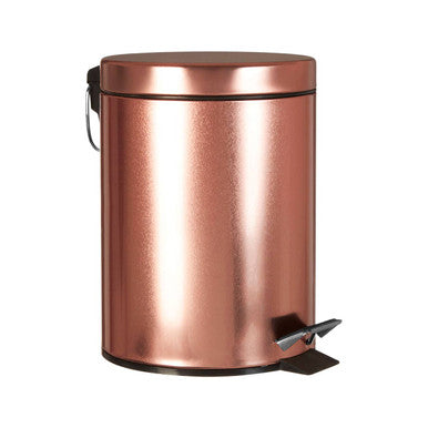 Orsina Parker Rose Gold 5 Litre Pedal Bin – Kitchen Waste Bin