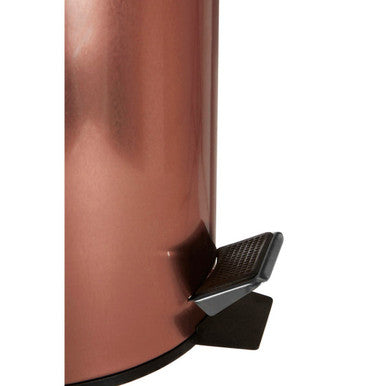 Orsina Parker Rose Gold 5 Litre Pedal Bin – Kitchen Waste Bin