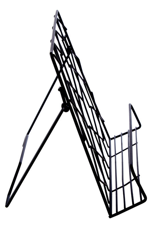 Orsina Vertex Contour Cookbook Stand – Matte Black Adjustable Recipe Holder