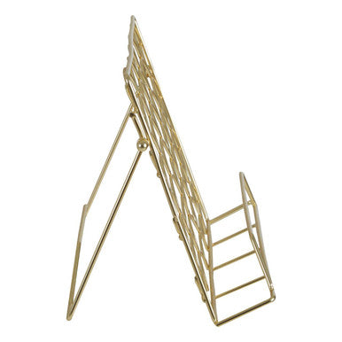 Orsina Vertex Deco Matte Gold Cookbook Stand & Tablet Holder