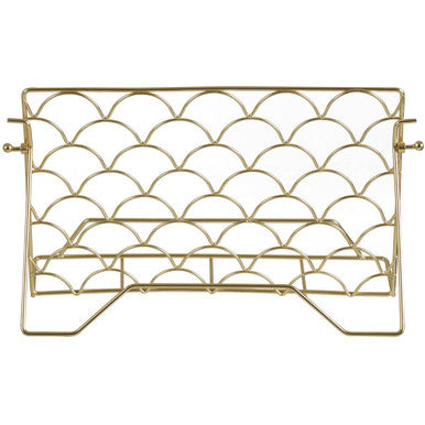 Orsina Vertex Deco Matte Gold Cookbook Stand & Tablet Holder
