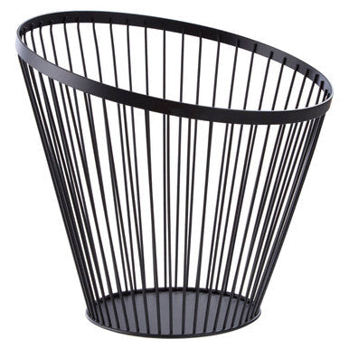 Orsina Emery Tall Wire Fruit Basket – Matte Black Kitchen Storage
