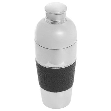 Orsina Silver Finish Cocktail Shaker – Stainless Mixology Tool with Grip