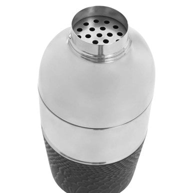 Orsina Silver Finish Cocktail Shaker – Stainless Mixology Tool with Grip