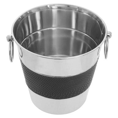 Orsina Mixology Silver and Black Wine Bucket – Luxury Champagne Chiller