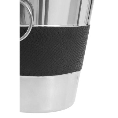 Orsina Mixology Silver and Black Wine Bucket – Luxury Champagne Chiller