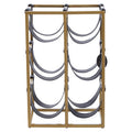Orsina Mixology 6-Bottle Wine Rack – Gold Stainless Steel Sling