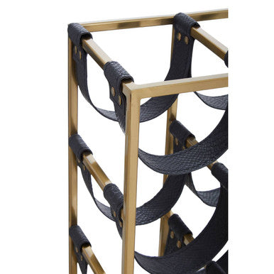 Orsina Mixology 6-Bottle Wine Rack – Gold Stainless Steel Sling