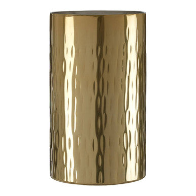 Orsina Mixology Hammered Brass Wine Cooler | Insulated Gold Chiller