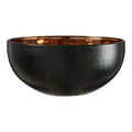 Orsina Miressa Hammered Serving Bowl – Black & Gold Stainless Steel