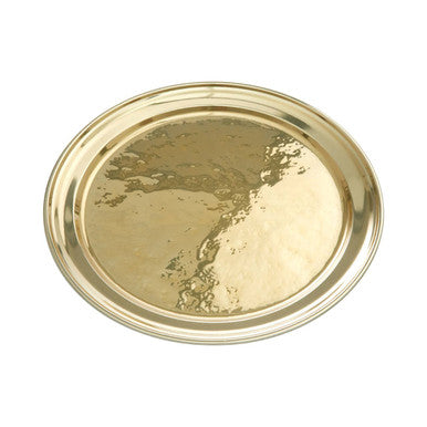 Orsina Miressa Small Serving Plate – Brass Finish Stainless Steel
