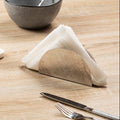 Orsina Mixology Napkin Holder – Silver Half-Moon Tabletop Organizer