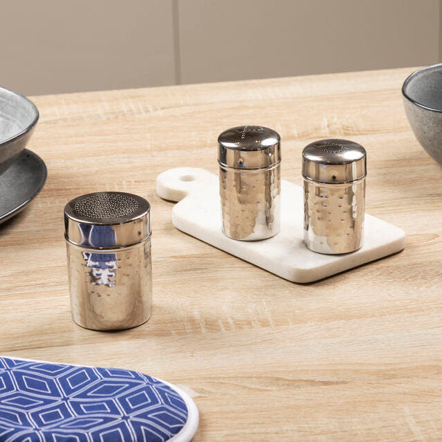Orsina Cody Chilli Shaker – Polished Silver Seasoning Tool for Pizza