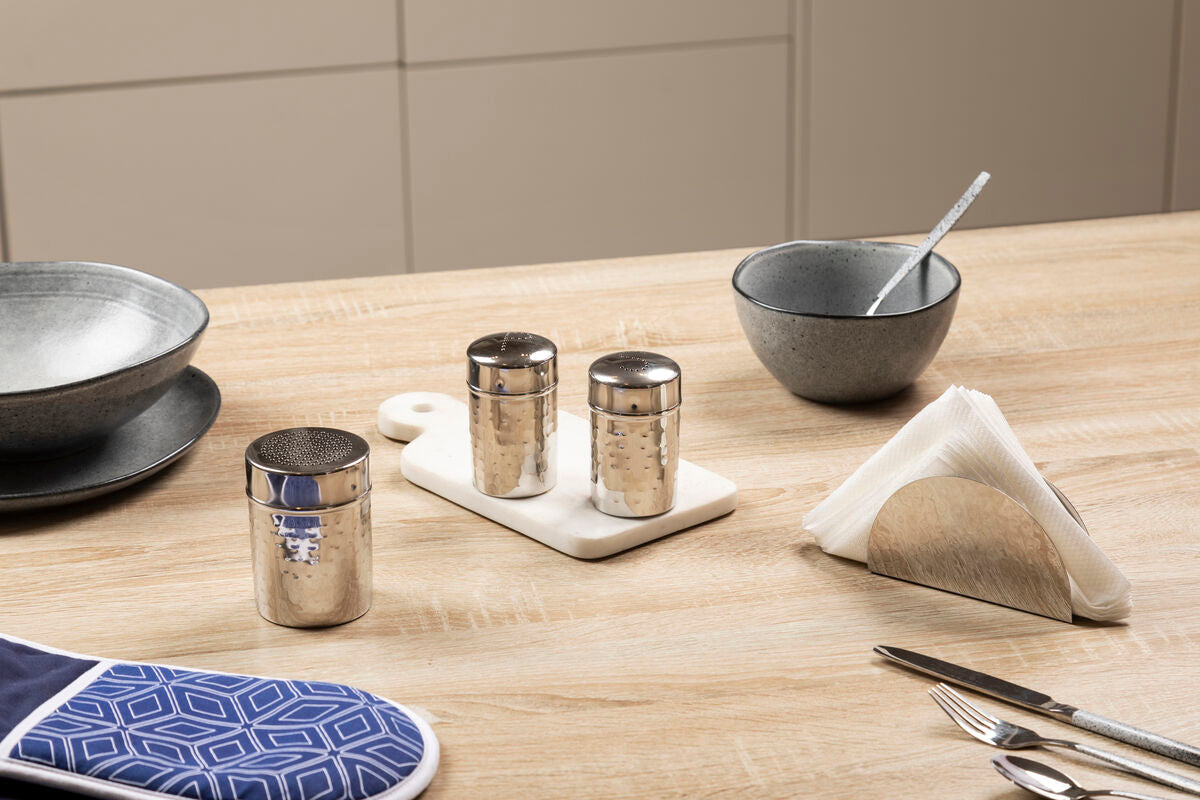 Orsina Cody Chilli Shaker – Polished Silver Seasoning Tool for Pizza