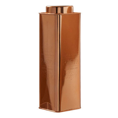 Pasta Canister by Orsina – Chai Square Copper Finish Food Storage
