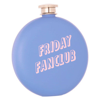 Orsina Mimo Friday Fanclub Hip Flask – Blue Pocket Flask for Spirits
