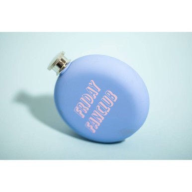 Orsina Mimo Friday Fanclub Hip Flask – Blue Pocket Flask for Spirits