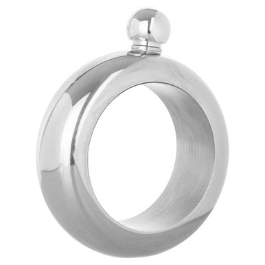Mimo Silver Bangle Hip Flask – Wearable Bracelet Flask by Orsina